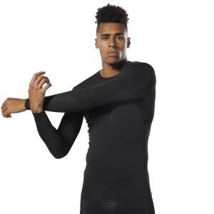 Reebok WOR Compression T Shirt Herren - Schwarz - DE 842-YZD